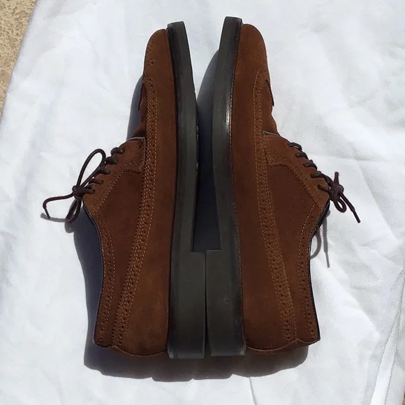 Polo Ralph Lauren suede wingtips 8.5/D used - Picture 3 of 16